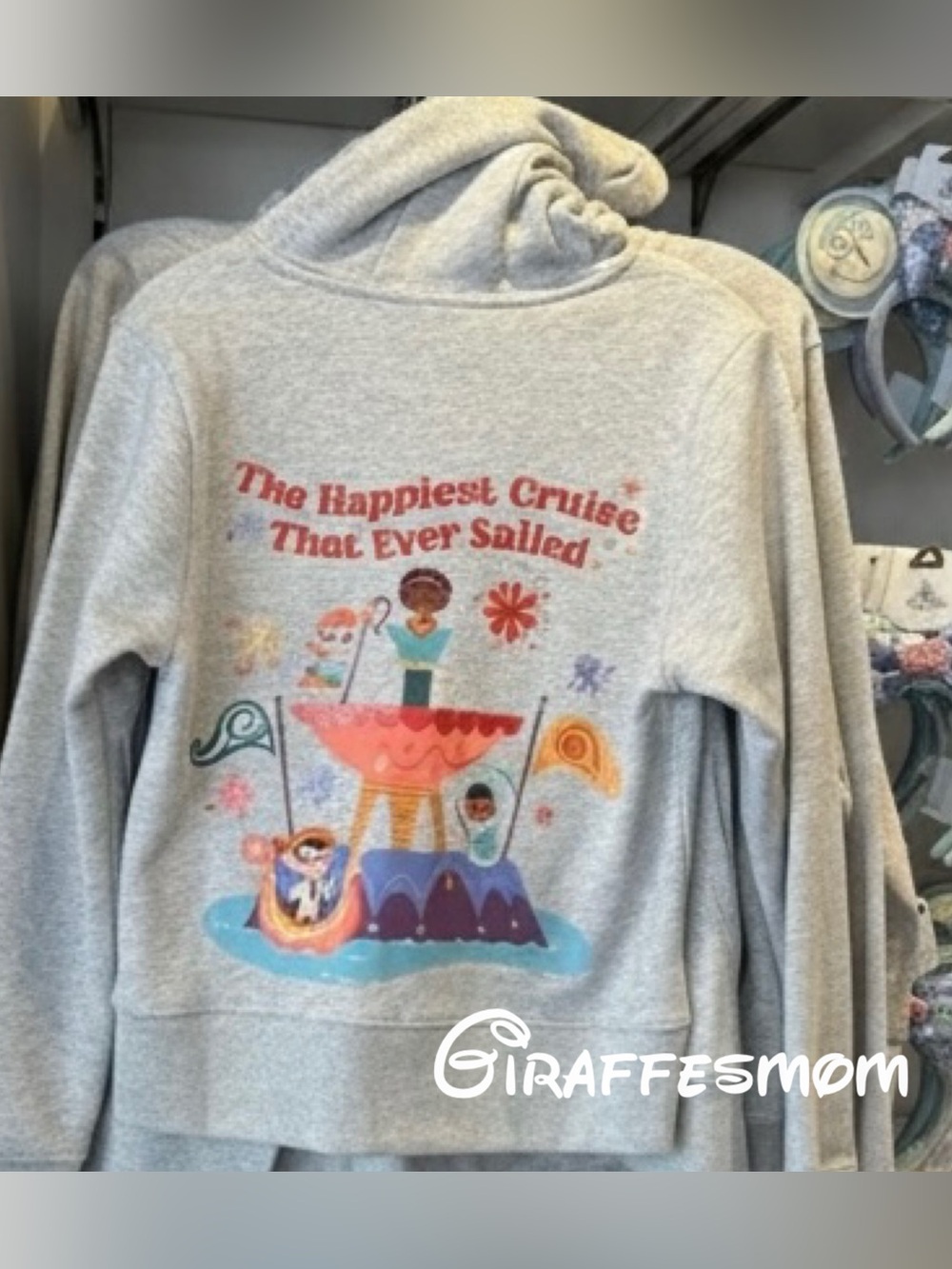 Disney Parks It’s a small world The Happiest Cruise That Ever Sailed Zip up NEW